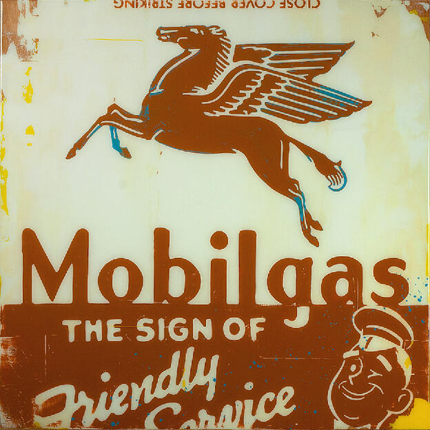 Mobil Matchbook (sepia) 36