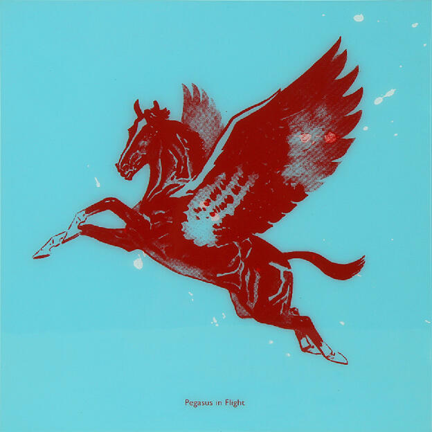 Pegasus in Flight (blue) 12